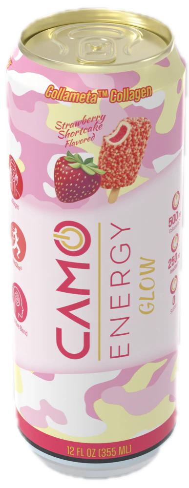 CAMO Glow Strawberry Shortcake 12oz can